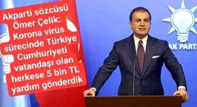 Ömer Çelik'ten "Herkese 5 bin lira yardım gönderdik" iddialarına yanıt: Montaj yapıldı