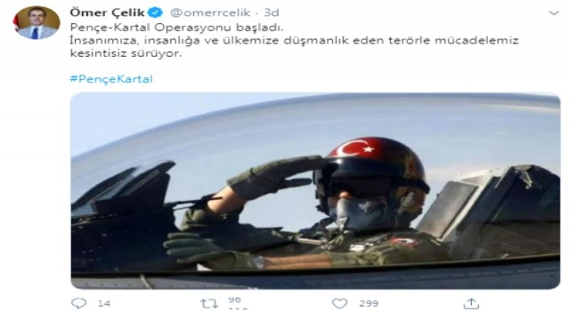 Terör örgütü PKK'ya yönelik Pençe-Kartal Operasyonu başladı