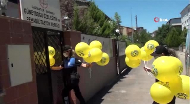 Özel çocuklar lunaparkla tanıştı