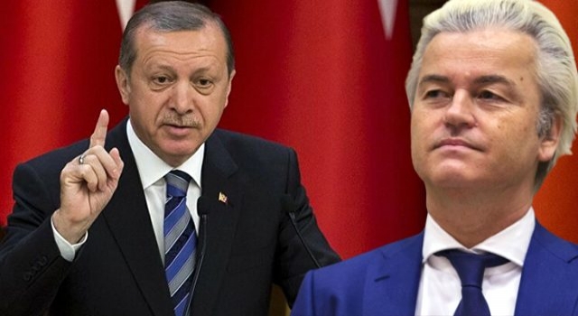 Hollanda Özgürlük Partisi Başkanı Geert Wilders'tan skandal karikatür paylaşımı! Cumhurbaşkanı Erdoğan'a "terörist" dedi