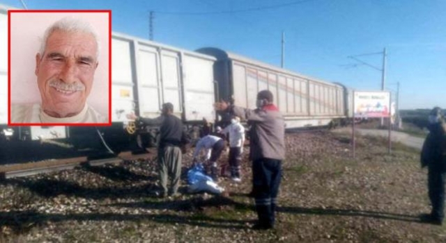 Trenin çarptığı traktörün sürücüsü metrelerce sürüklendi! Kaza yerinde yaşamını yitirdi