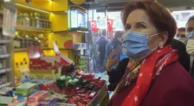 Şehit haberini esnaf ziyaretinde alan Meral Akşener dizlerini dövdü