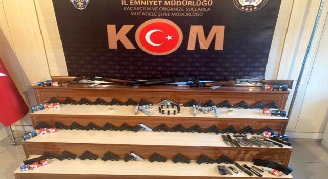 Gaziantep merkezli silah kaçakçılığı operasyonunda 15 kişi tutuklandı