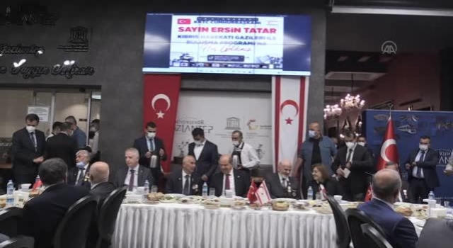 GAZİANTEP - KKTC Cumhurbaşkanı Tatar, Gaziantep'te Kıbrıs gazileriyle buluştu