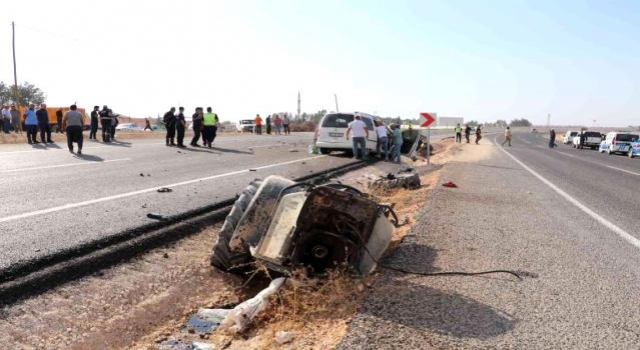 Traktörün ikiye bölündüğü feci kazada 1 kişi öldü, 3 kişide yaralandı