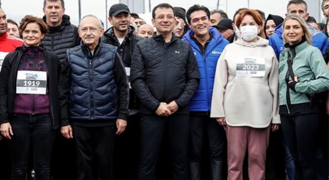 CHP ve İYİ Parti, "Millet İttifakı dağılıyor" iddialarına yanıtı İstanbul Maratonu'ndaki görüntüleriyle verdi