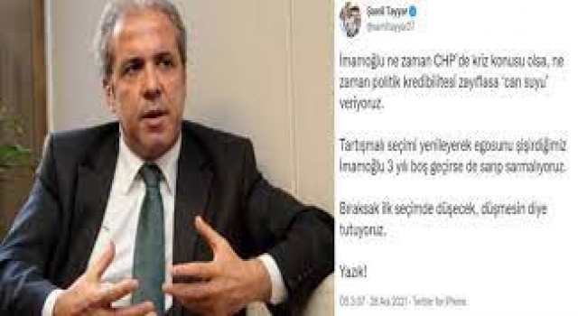 AK Partili Şamil Tayyar, İmamoğlu üzerinden partisini eleştirdi: Sarıp sarmalıyoruz