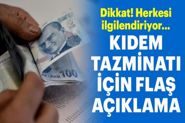 KIDEM TAZMİNATI