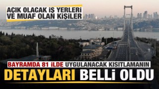 Bayram da belli oldu iş yerleri