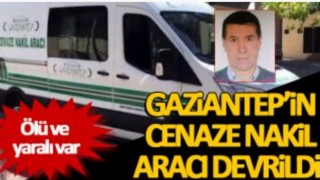 Cenaze Aracı şarampole Devrildi