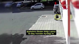 GAZİANTEP Otomobilden bilgisayar çalan şüpheli, kameradan belirlenip yakalandı