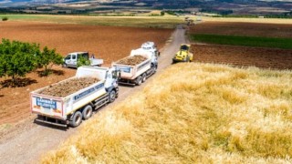 Şahinbey'de tarlalara yol açılıyor