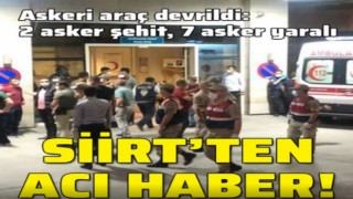 Siirt'ten acı haber! 2 şehit, 6 yaralı