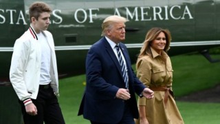 Melania Trump oğlu Barron'un da koronavirüse yakalandığını açıkladı