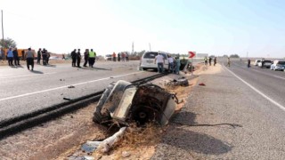 Traktörün ikiye bölündüğü feci kazada 1 kişi öldü, 3 kişide yaralandı