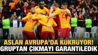 Galatasaray, sahasında Marsilya'yı 4-2 yenerek Avrupa Ligi'nde gruptan çıkmayı garanti altına aldı