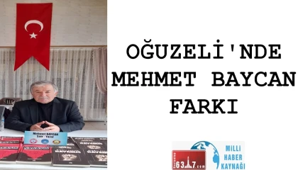 OĞUZEL'İNDE MEHMET BAYCAN FARKI